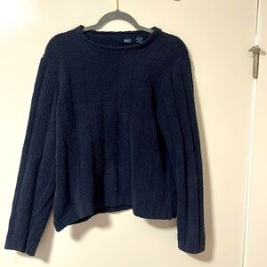 Navy sweater